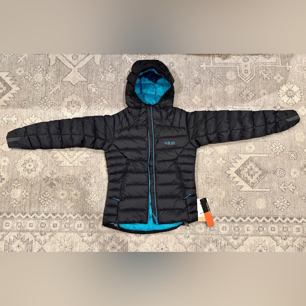 Rab Electron Pro Women’s Down Jacket Size S (UK 10) Beluga